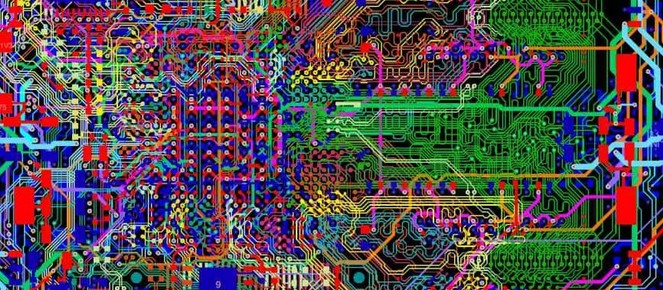 A PCB Design with Complex Routing