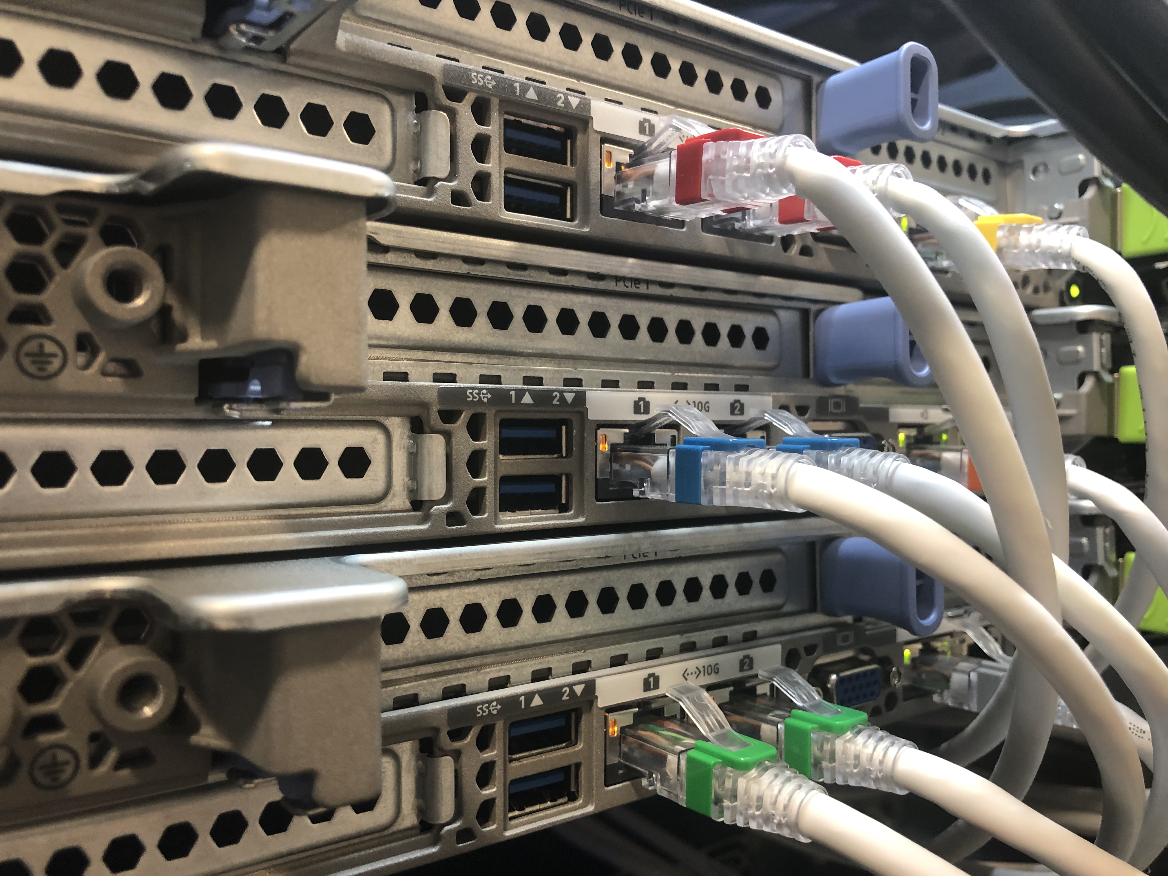 Organized Network Rack