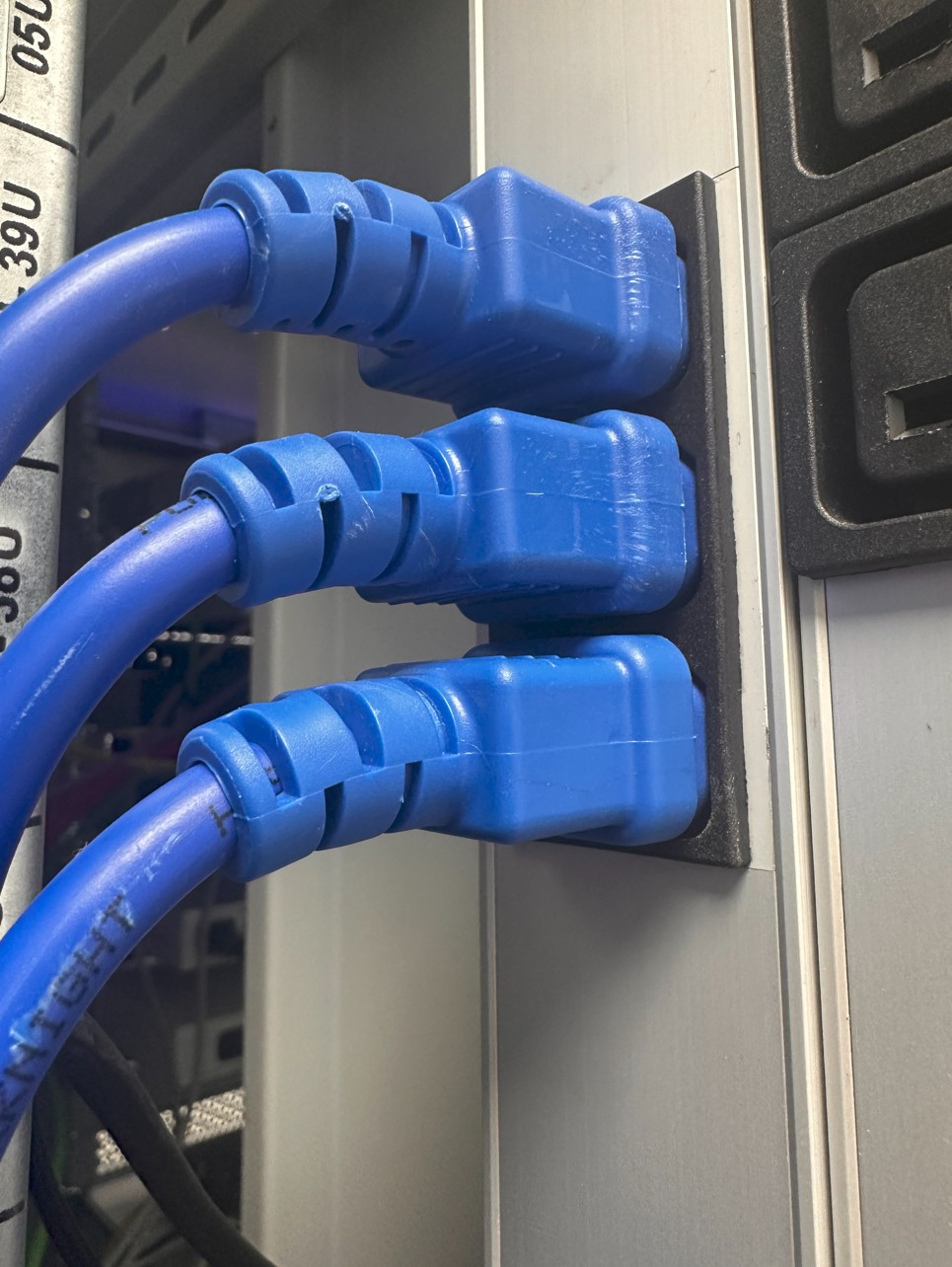 Blue Power Cord