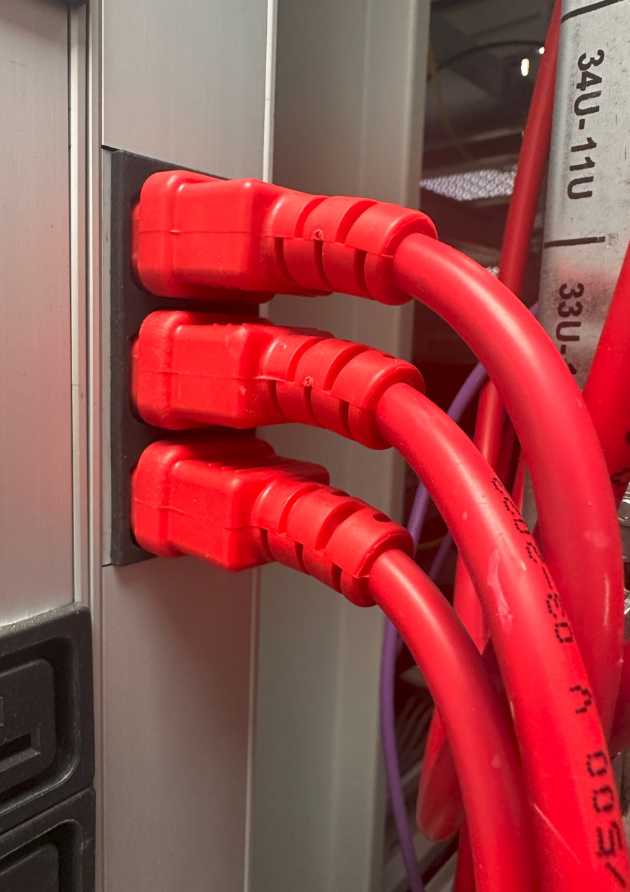 Red Power Cord